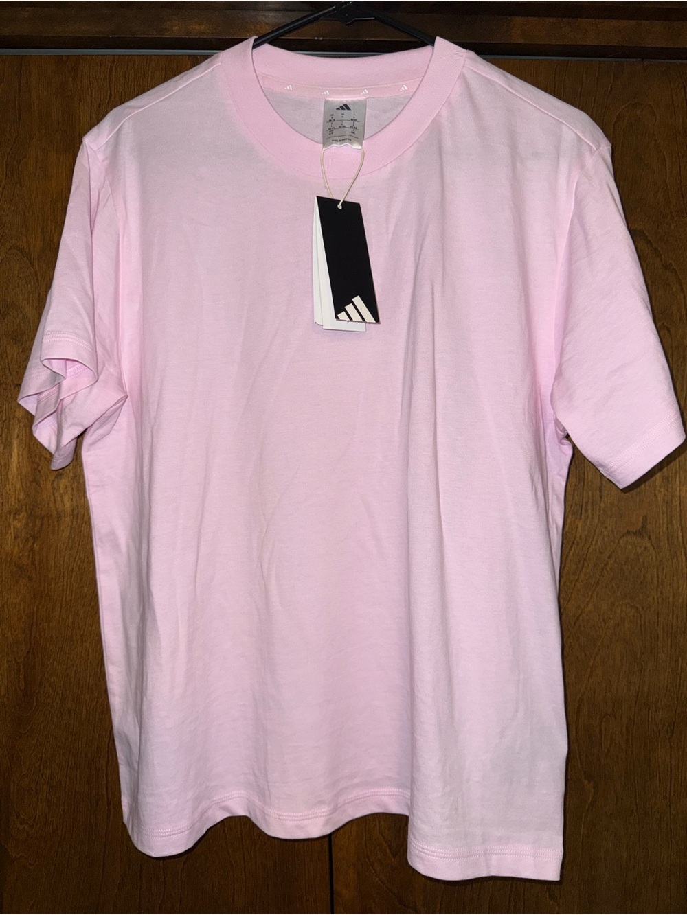 NWT adidas Pastel Pink Short Sleeve Crew Tee